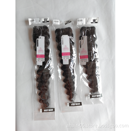 Wholesale Deep Wave Brazilian Virgin Curly Mink Hair Bundles